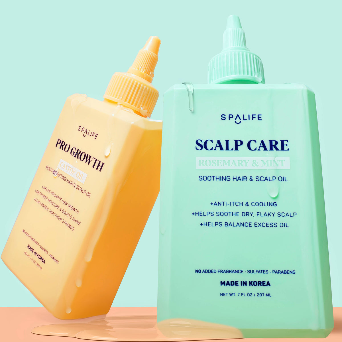 SpaLife Pro Growth Castor Oil Root-Boosting Hair & Scalp Serum