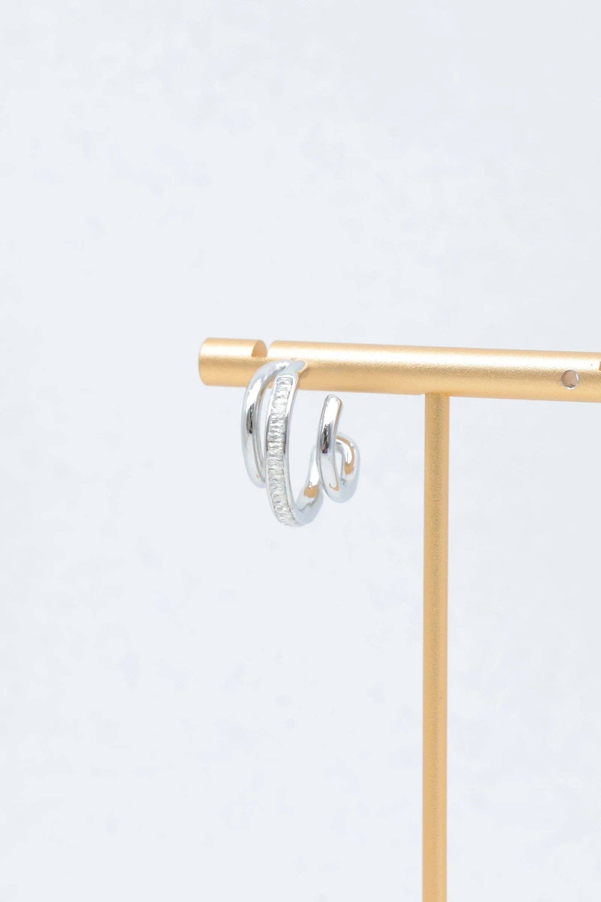 Stainless steel earrings: GOLDEN