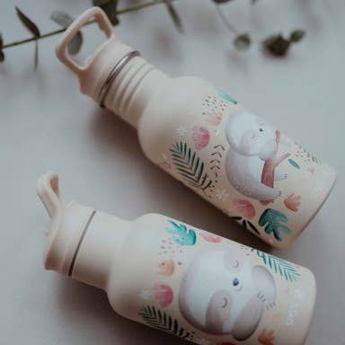 Stainless Steel Bottle - 500 ml - Gnawy The Sloth