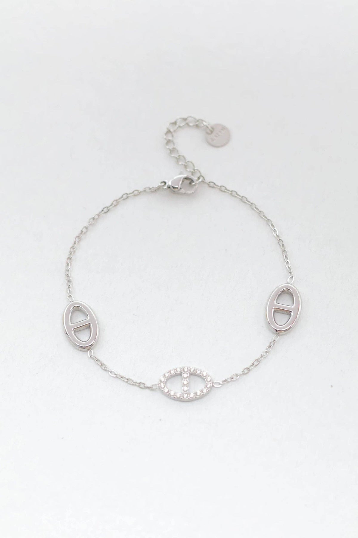 Stainless steel bracelets: ARGENT