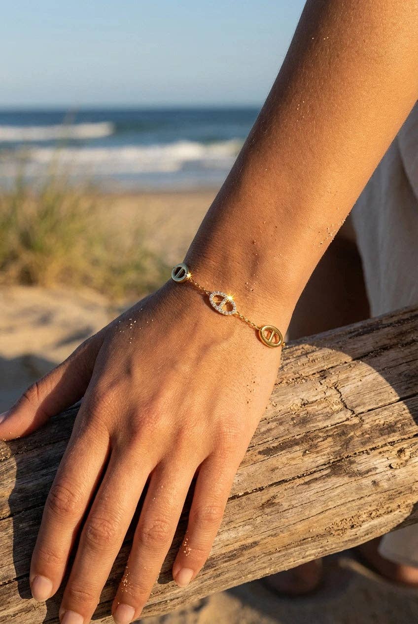 Stainless steel bracelets: GOLDEN
