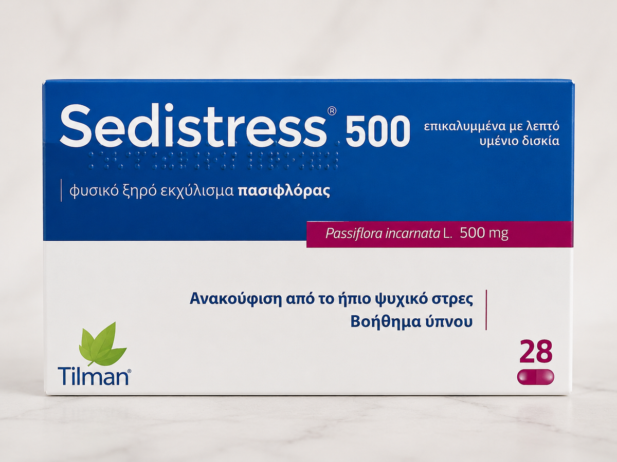 Tilman: Sedistress 500 Tablets – Natural Support for Stress & Sleep
