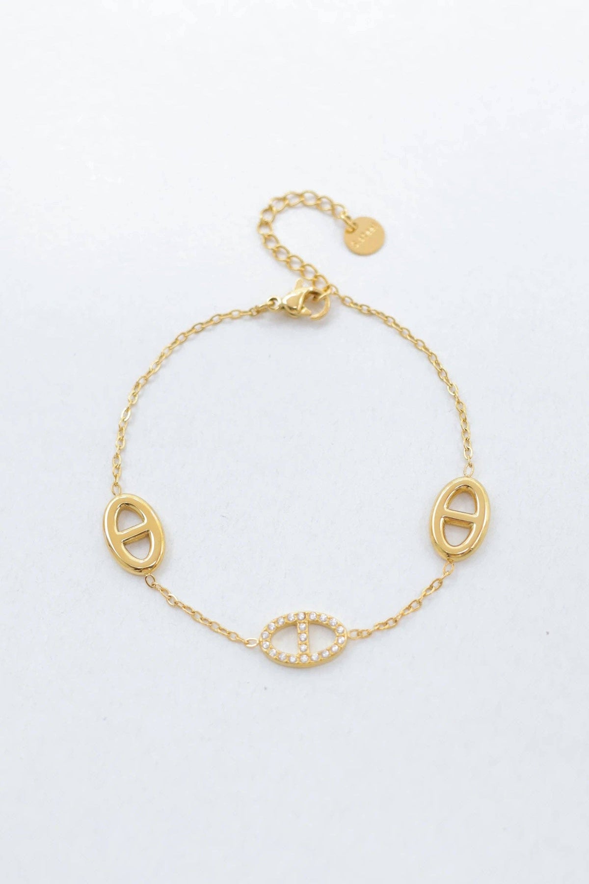 Stainless steel bracelets: ARGENT