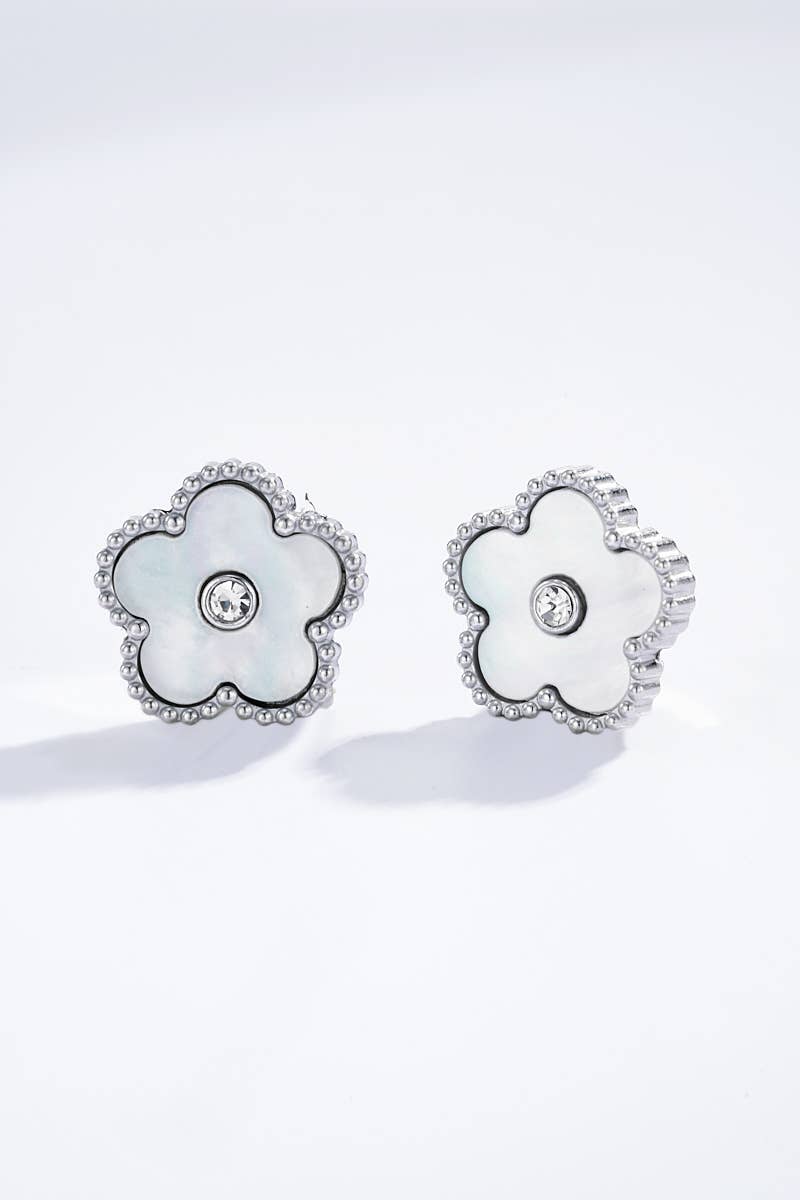Stainless steel earrings: Gold